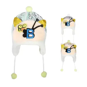 Touca Infantil c/Tapa Orelhas Forrada 15x20cm
